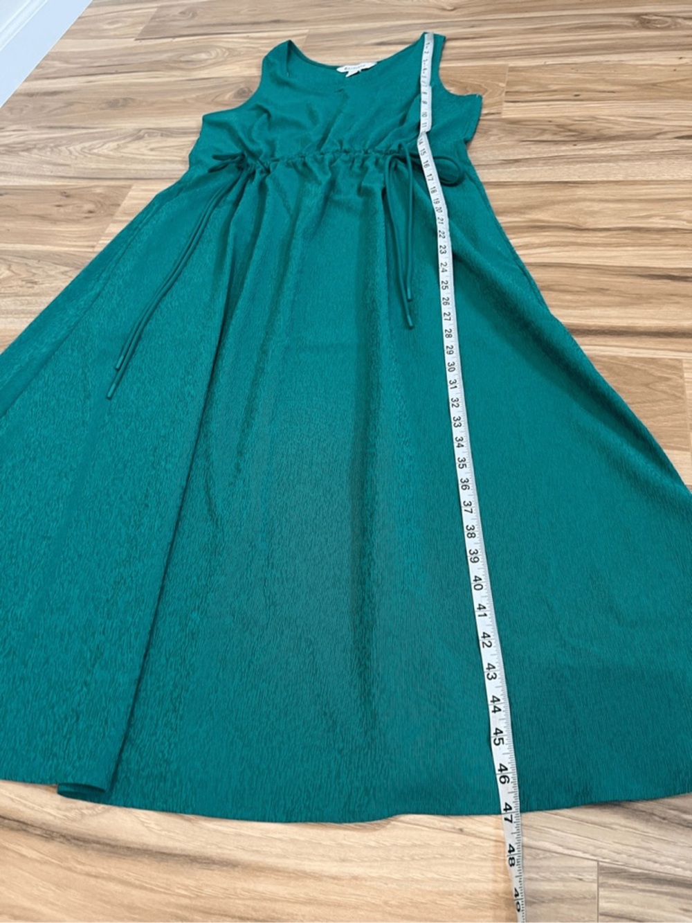 Athleta Teal Sleeveless Maxi Dress - Picture 9 of 9
